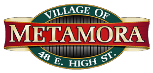 Village of Metamora official seal with address